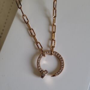 Rose Gold Cartier Juste Un Clou Necklace